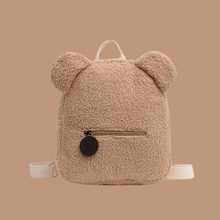 Lade das Bild in den Galerie-Viewer, Teddy Rucksack mit Namen Kindergarten Tasche Children Travel Shopping Bag Backpacks  Bear Shaped - Bestickt
