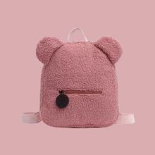 Lade das Bild in den Galerie-Viewer, Teddy Rucksack mit Namen Kindergarten Tasche Children Travel Shopping Bag Backpacks  Bear Shaped - Bestickt
