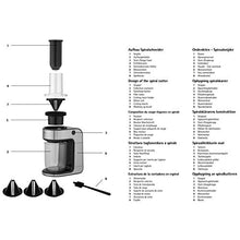 Lade das Bild in den Galerie-Viewer, WMF Kult X Gemüsenudeln Spiralschneider elektrisch, Zoodle Maker, Zucchini Nudeln Schneider, 3 Schneideinsätze und Auffangbehälter
