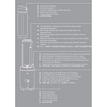 Lade das Bild in den Galerie-Viewer, WMF Kult X Mix &amp; Go Mini Smoothie Maker, Standmixer, Blender elektrisch, Shake Mixer 300 Watt, Tritan-Kunststoff Flasche, Silber
