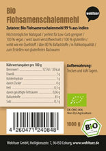 Load image into Gallery viewer, Wohltuer Bio Flohsamenschalenmehl | Flohsamenschalen fein gemahlen 99% Reinheit (1000g) | Regelmäßige laboranalytische Kontrollen | Glutenfrei &amp; nahezu kohlenhydratfrei
