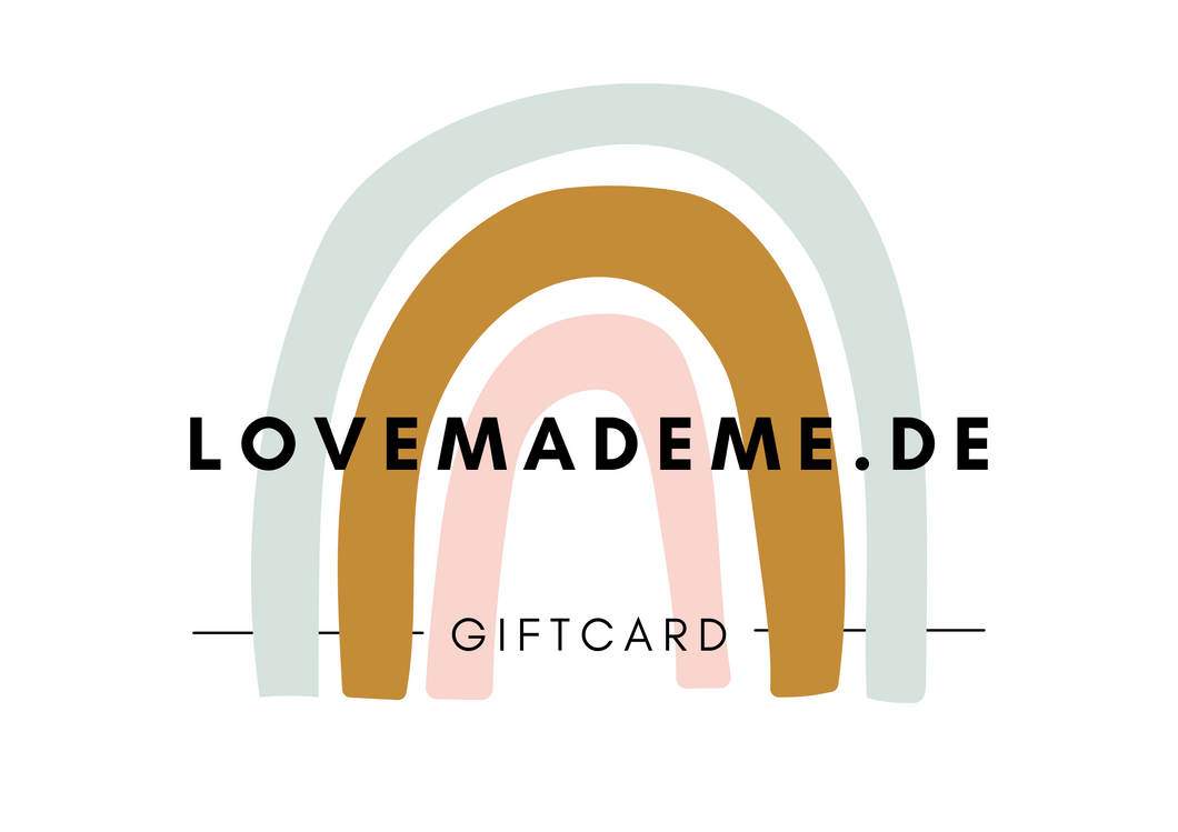 Geschenkgutschein - Lovemademe - personalisierte Geschenke