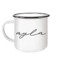 Load image into Gallery viewer, Children&#39;s mug - personalized with name - Enamel mug Kids
