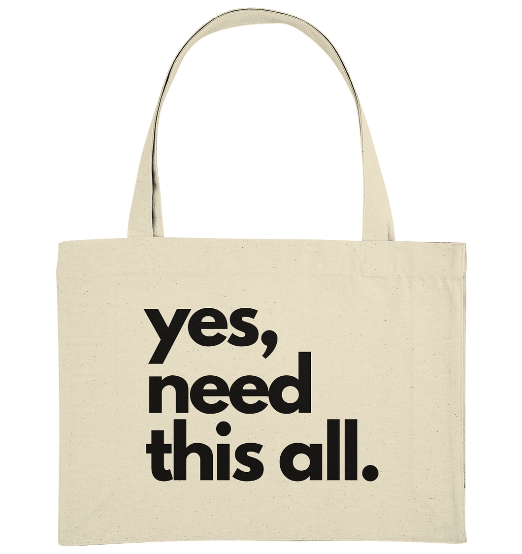 yes - Organic Shopping-Bag