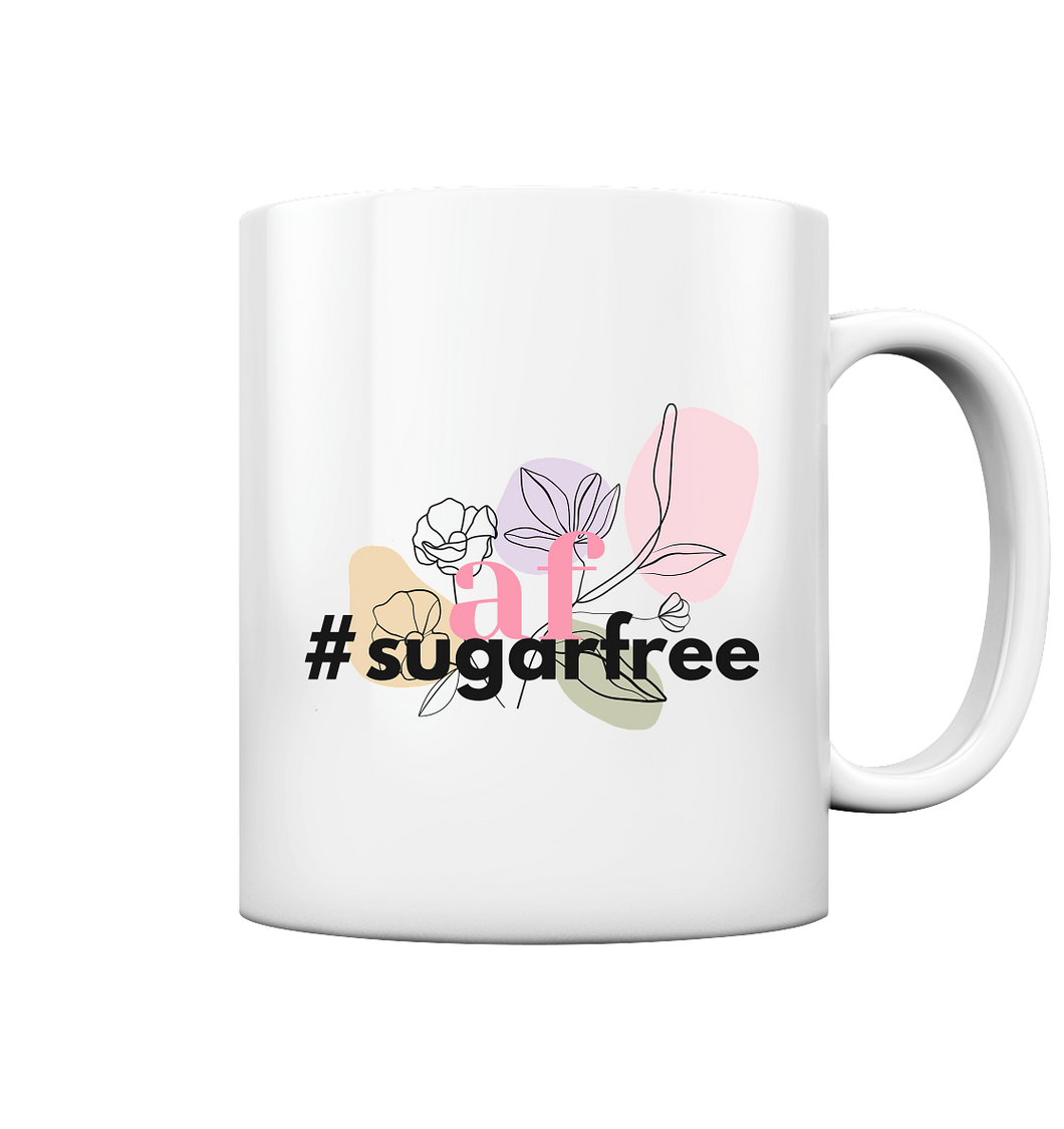 Sugarfree AF Tasse Keto Lowcarb Becher - Tasse glossy