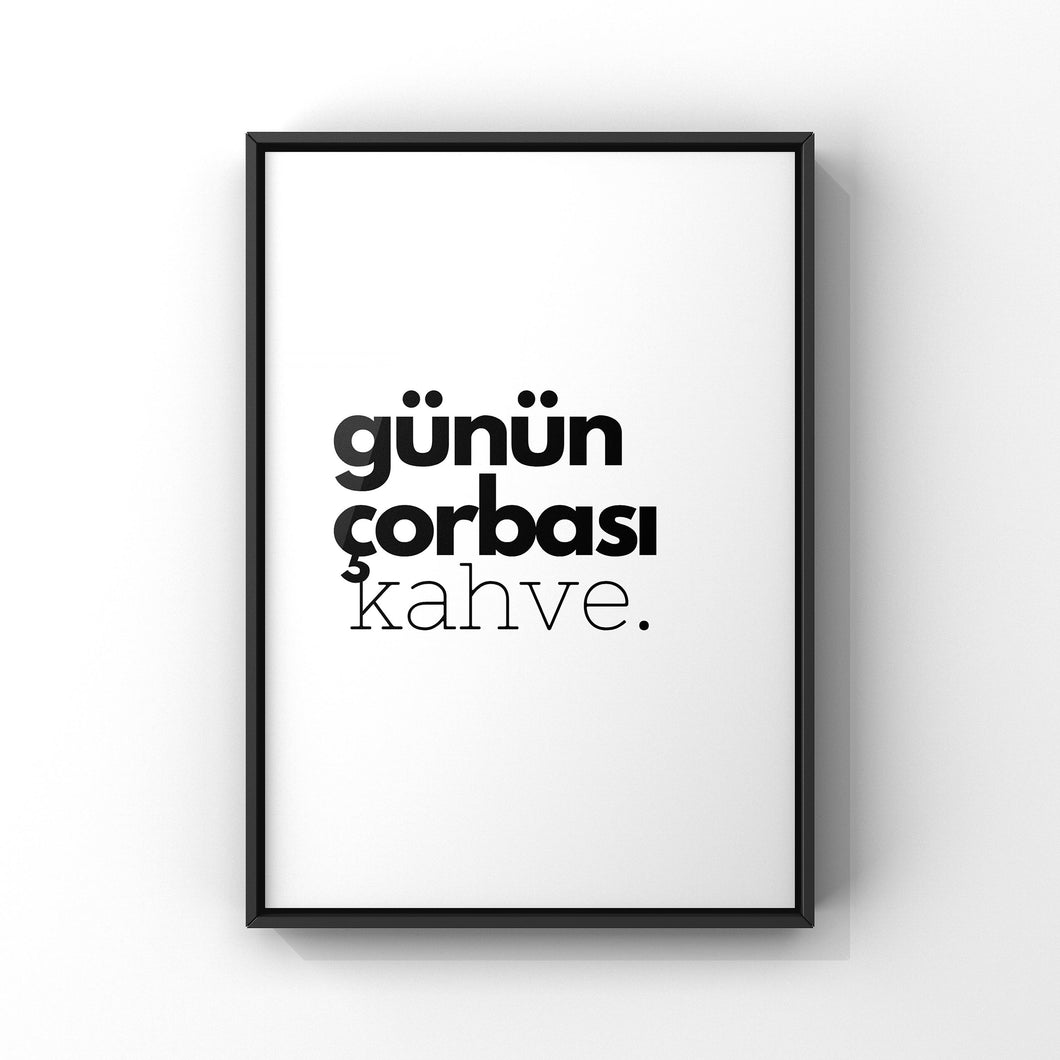 Minimalistisches Typografieposter